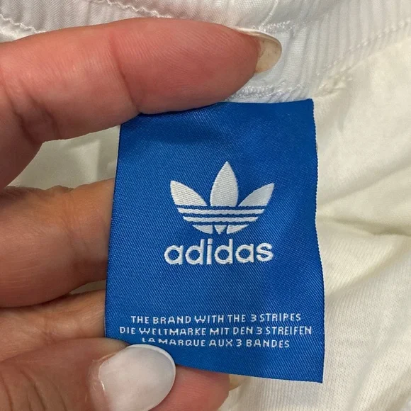 Adidas Originals Vintage Inspired White Track Pants Small